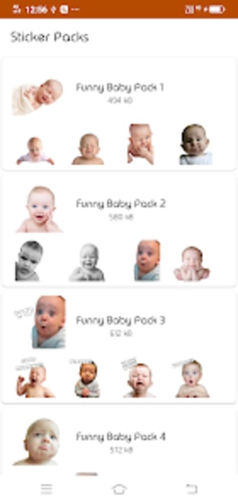 Cute Baby Stickers