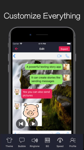 Text Message Chat Video Maker