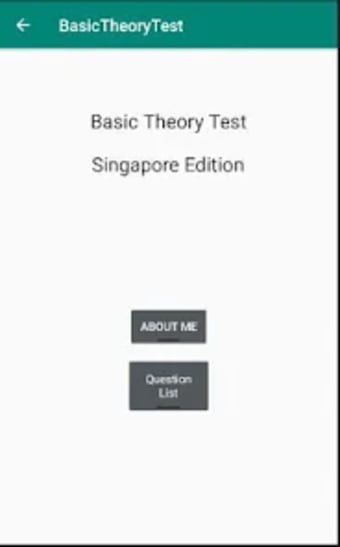 Basic Theory TestBTT SG