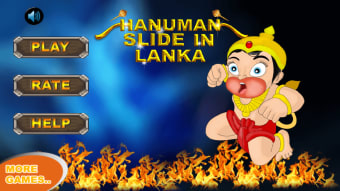 Hanuman Slide in Lanka