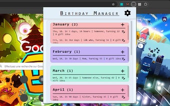 Birthday Manager