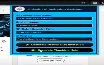 LinkedIn AI Invitation Assistant