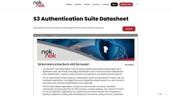 Imagen 0 para Nok Nok S3 Authentication