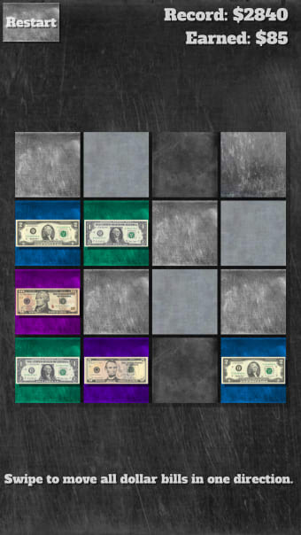 2048 Dollars - Money Puzzle