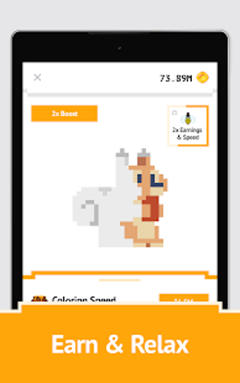 Idle Pixel Art Coloring - Tap tap to color clicker para Android - Descargar