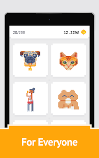Idle Pixel Art Coloring - Tap tap to color clicker para Android - Descargar
