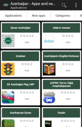 Azerbaijani apps and games
