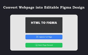 HTML to Figma — Import Webpages to Figma