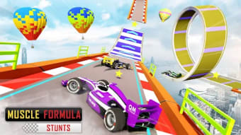 Mega Ramp Formula Car Stunt -