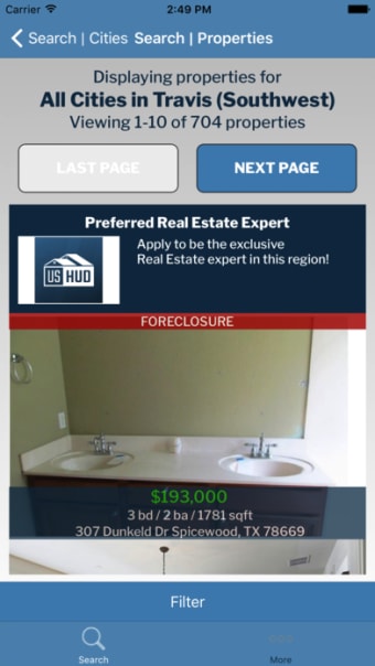 Foreclosure Real Estate Search by USHUD.com
