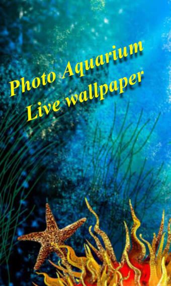 Photo Aquarium Live Wallpaper