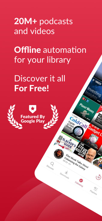 Podcast App: Free  Offline Podcasts by Player FM