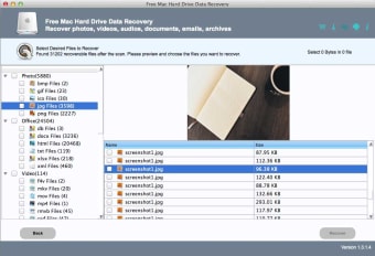 Free Mac Hard Drive Data Recovery