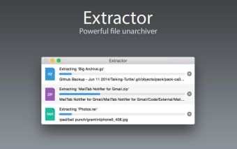 Extractor - Unarchive RAR, Zip, Tar, 7z & Bzip2 files