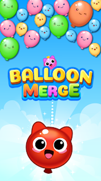 Balloon Drop Merge Puzzle game