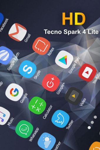 launcher Theme For Tecno Spark 4 lite