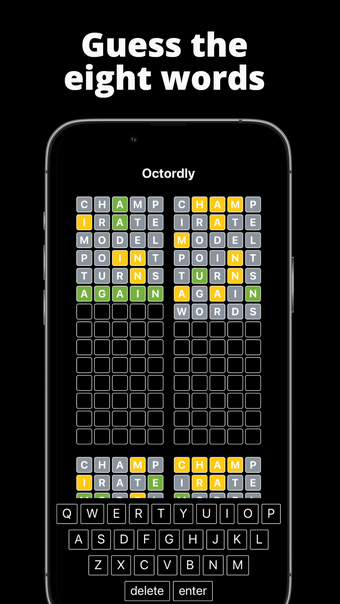 Octordly: Daily Word Puzzle