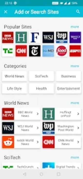 Max Reader - News RSS feeds