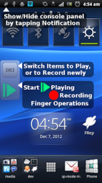 FRep - Finger Replayer