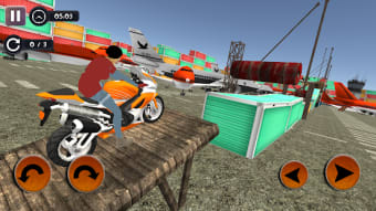 Modern Crazy Motor Bike Tricky Stunt Game