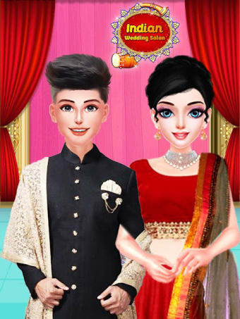 Indian Wedding Dress Up and Makeup  Salon