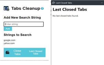 Tab Search Cleanup