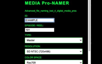 Media Pro Namer NEON