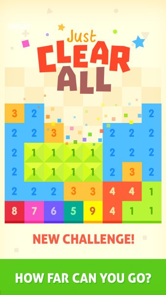 Just Clear All - popping numbers puzzle game