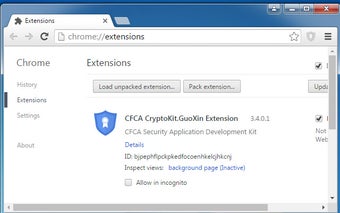 CFCA CryptoKit.GuoXin Extension