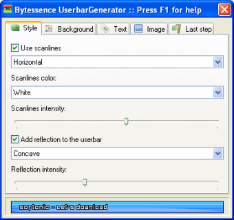 Bytessence UserbarGenerator
