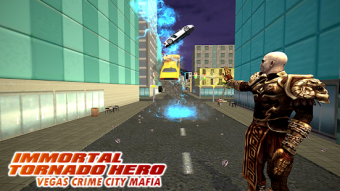 Robot Tornado Crime Simulator-Immortal Flying Hero