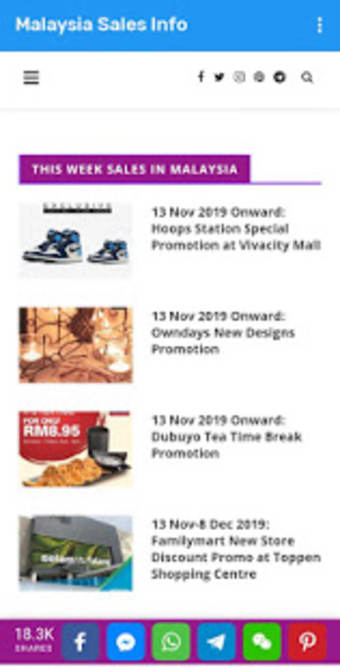 Malaysia Sales Info