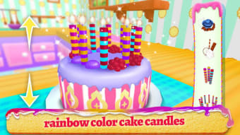 Unicorn Rainbow Cake Maker Bakery : Cooking Game
