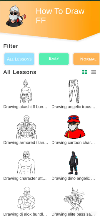 How to draw FF characters