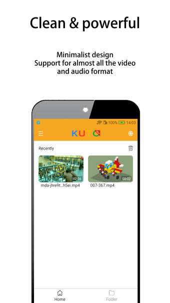 KUTO Player HD - A small full