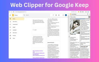 keepClipper - web clipper for google keep