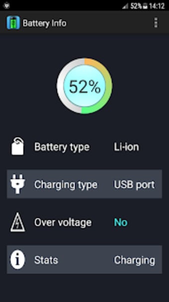 Battery stats and info