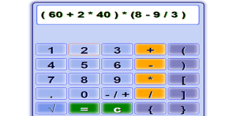 Calculator Parentheses ( ) [ ]