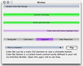 Color Bar GUI Widget