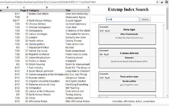 Extemp Index Search