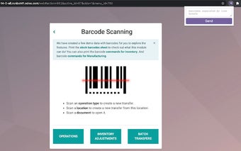 Odoo Barcode