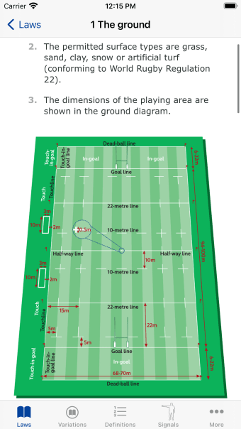 World Rugby Laws of Rugby
