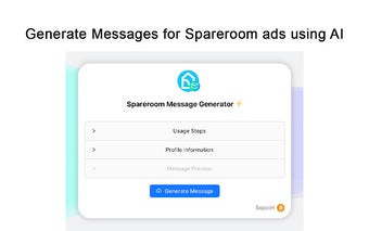 Spareroom Message Generator