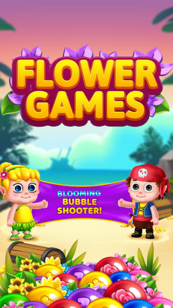 Flower Games - Bubble Shooter