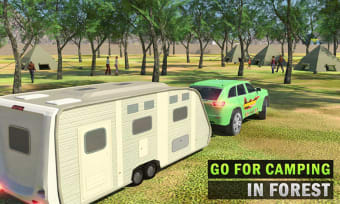 Camper Van Truck Simulator: Cruiser Car Trailer 3D