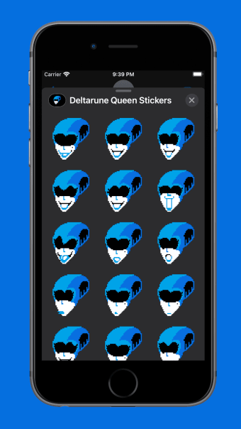 Deltarune Queen Stickers