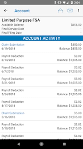 Paylocity Benefit Account