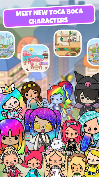 World : dress up  room Toca