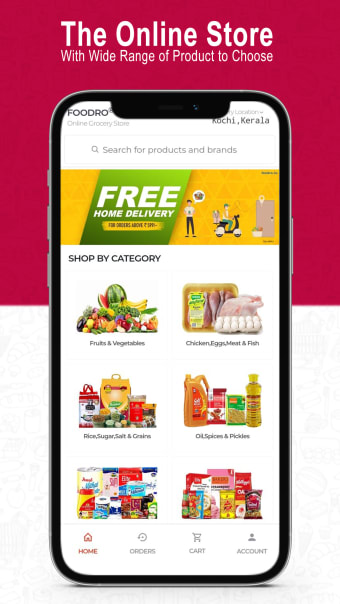 Foodro - Online Grocery
