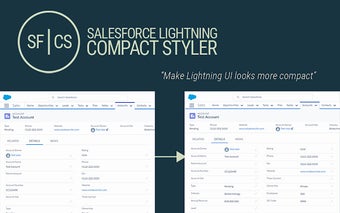 Salesforce Lightning Compact Styler